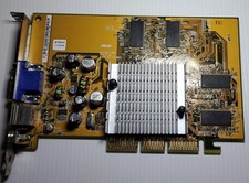 Scheda Video AGP Vintage HP 5187-2182 GeForce4 MX440 Asus V8170/128M