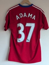 MIDDLESBROUGH 2016/17 Home Shirt #37 ADAMA - Medium (M) Authentic Adidas Jersey
