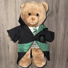 Build A Bear Harry Potter Slytherin House Bear With Robe Uniform Retired   
