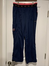Koi Lite Scrub Pants Navy Blue Medium Petite, Slim fit, mechanical stretch