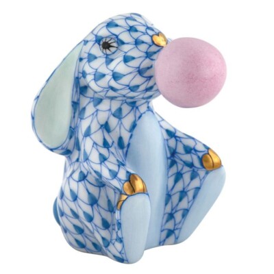 HEREND, BUBBLE GUM BUNNY, #VHB-16357,  BRAND NEW,  MINT & BOXED, FREE USPS SHIP