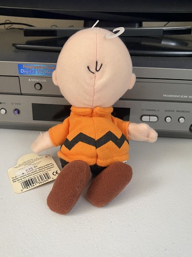 Charlie Brown Peanuts Mini Beanbag Plush Doll Applause Schultz Toy - Picture 2 of 11
