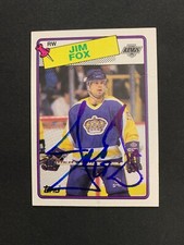 JIM FOX KINGS AUTOGRAPH AUTO 88-89 TOPPS #139 *10733