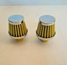 Spectre Breather Crank Case Vent Filters 2" O.D. Fits 3/8" to 1/2" Tubes 
