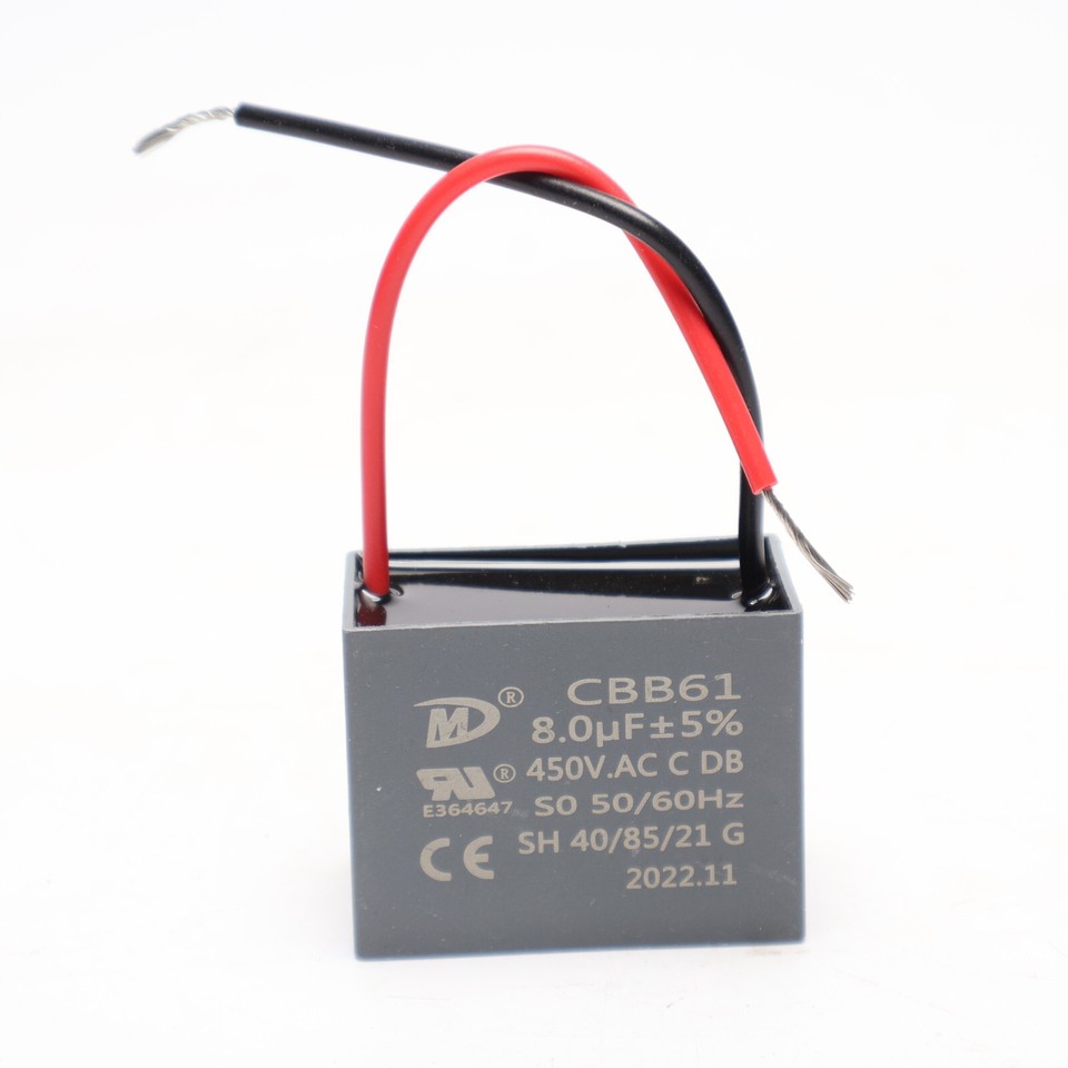 CEILING FAN CAPACITOR CBB61 10uf 250V 2 WIRE Genuine With 1 Year Warranty 10mfd - Foto 9