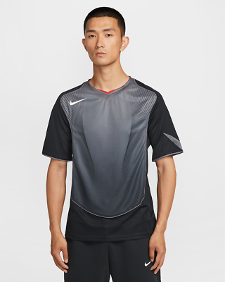 Nike Total 90 S/S Soccer Jersey Black Light Graphite HV1179-010