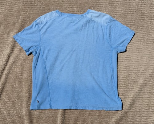 P D & C Lightweight Ribbed w/ Pocket V Neck Designer Style T-Shirt- M - Picture 5 of 8