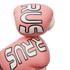 GUANTONI BOXE DONNA ROSA 10 oz FIKBMS APPROVATO KICK BOXING MUAY THAI FIT Savate