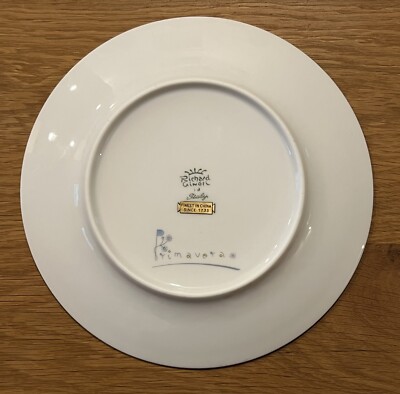 RICHARD GINORI Primavera Pink & Yellow 8” Salad Plate Fine Bone