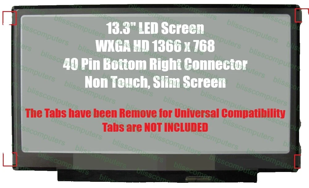 13.3 in Screen Laptop Screens & LCD Panels for Sony VAIO