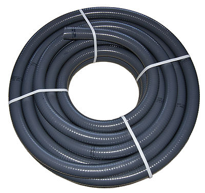 PVC Klebeschlauch Flexschlauch 50mm Längen 5m-25m Schwimmbad Pool Teich