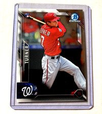 2016 Bowman Chrome #51- TREA TURNER Rookie RC Card.. rookie card picture
