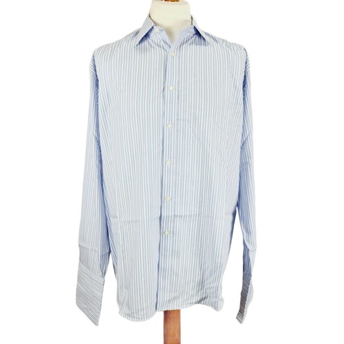 Red Stripe Long Sleeve Shirt Sz 17 