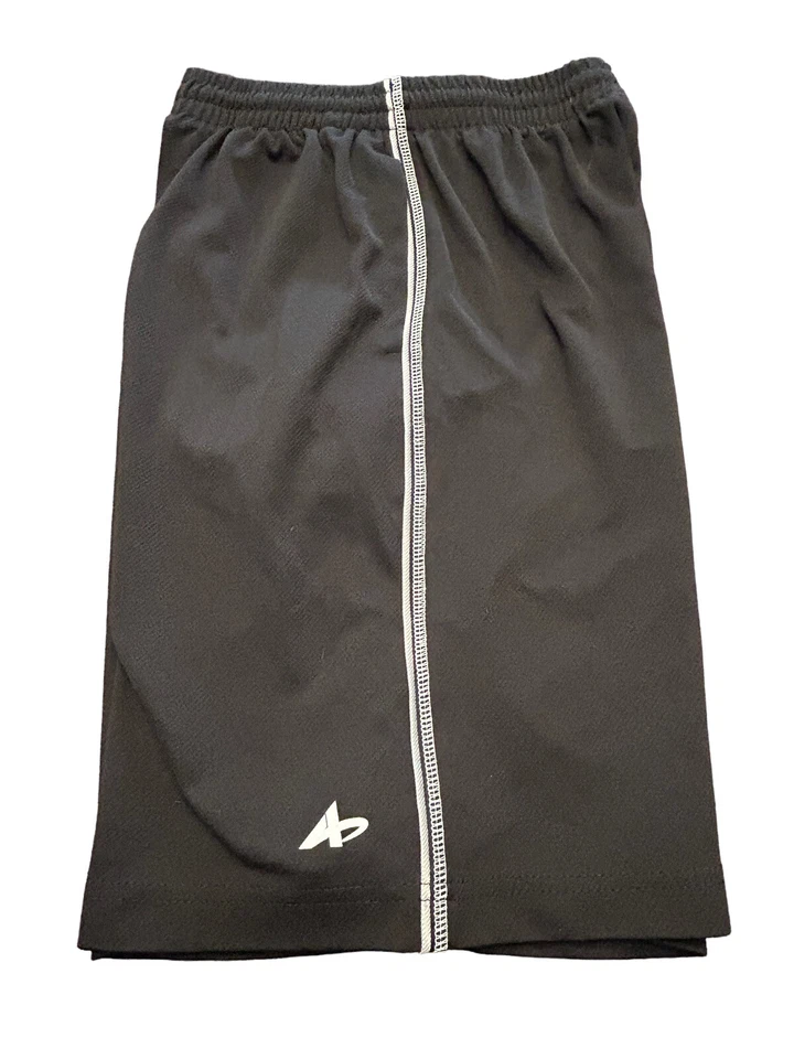 Pantalones Cortos Atléticos Athletech Niños Talla (10/12) Cintura Elástica, Cordón, Bolsillos Foto 3 de 4