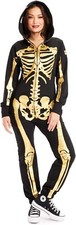 Tipsy Elves Halloween Skeleton Costume for Women - Comfy Easy ONE PIECE