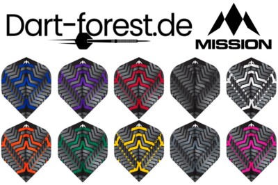 Mission Flights VEX in 10 Farben Dartflights Flight Standard No2 Darts
