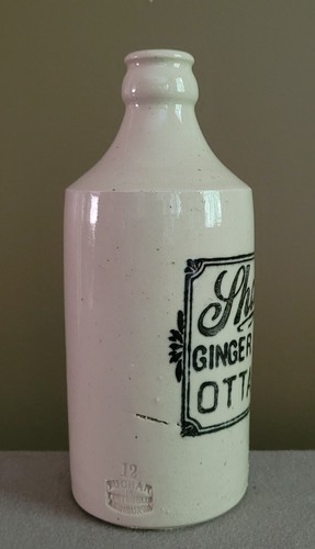 Antique Ottawa, Ontario 'SHAW'S' stone ginger beer bottle FREE SHIPPING! - Bild 3 von 10