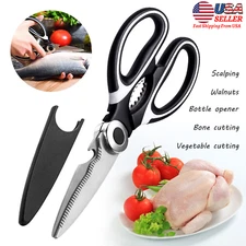 Kitchen Scissors Heavy Duty Stainless Steel Multipurpose Ultra Sharp Bone Shears