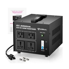 Anbull Voltage Converter 5000 Watt Voltage Transformer, AC 110V/120V/220V/240...
