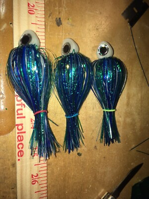 High Percentage Big Eyes Salmon Trolling Flies Pack Of 2- 4  Unrigged