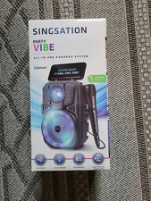 Singsation SPKA21 Karaoke Machine, 5.0 Portable Bluetooth 4" Speaker, New 