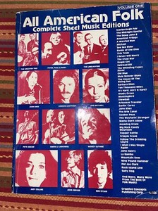 All American Folk Complete Sheet Music Book