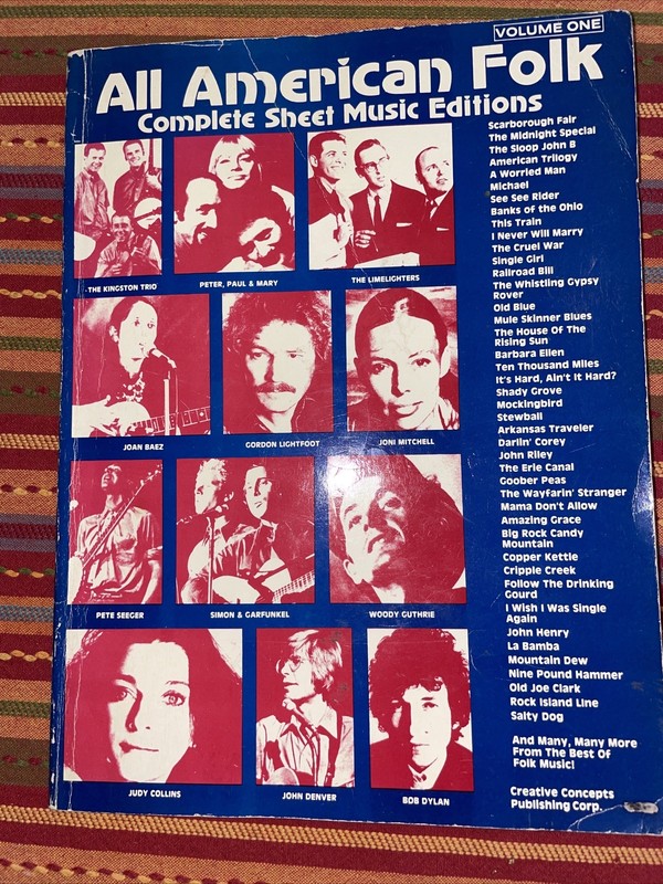 All American Folk Complete Sheet Music Book