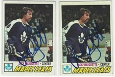 1977-78 Topps #64 Jack Valiquette Signed Card Toronto Maple Leafs