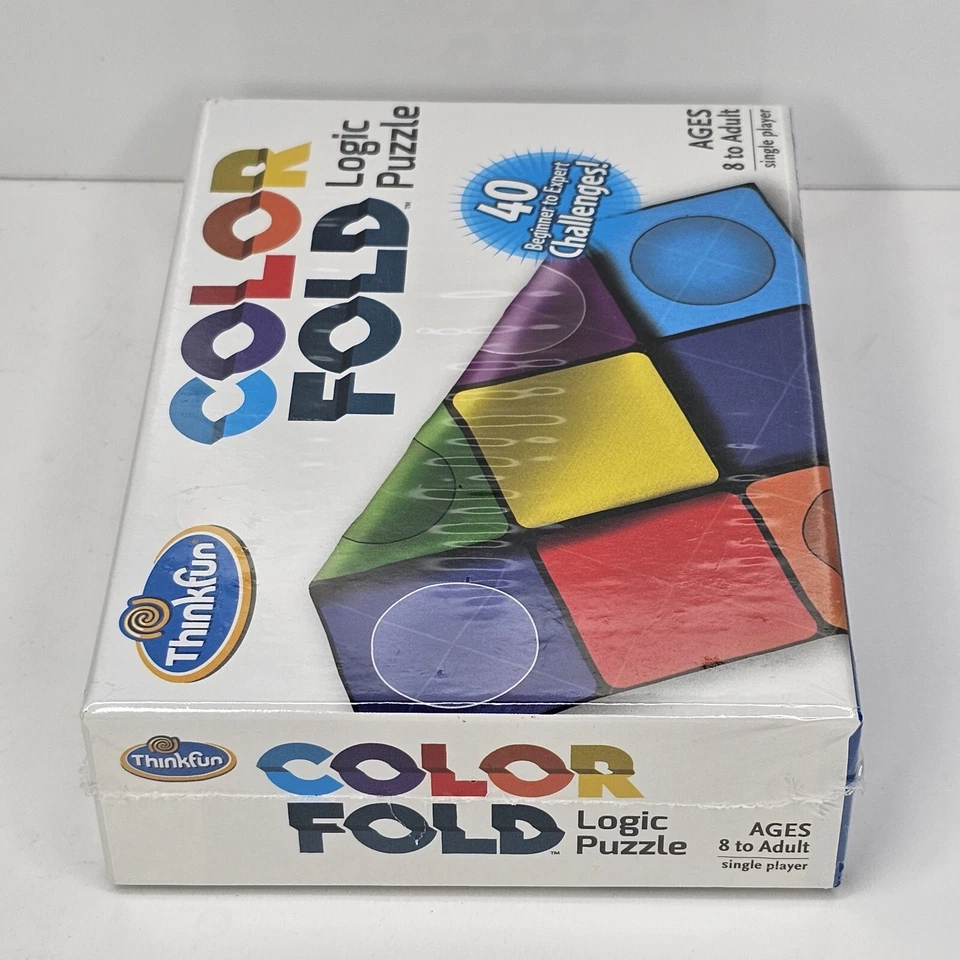 Color Fold Logic Puzzle Thinkfun Single Player Age 8 To Adult Spatial Perception - Image 3 of 4