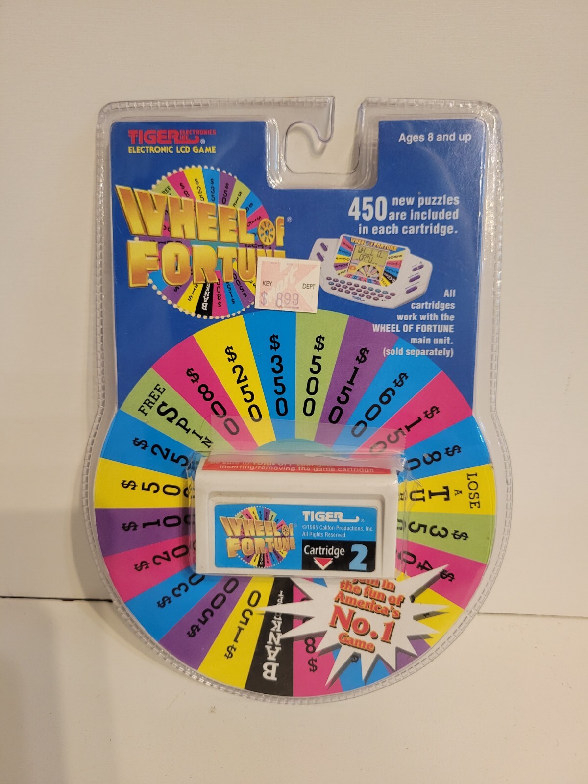 Wheel of Fortune Handheld Game Puzzle Cartridge LOT of 3 Tiger Electronic NIP eBay