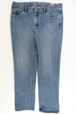 #ad Hiltl Jeans 40 Light Wash Blue Designer Denim Pants 38x32 Stretch Jeans Straight $27.97