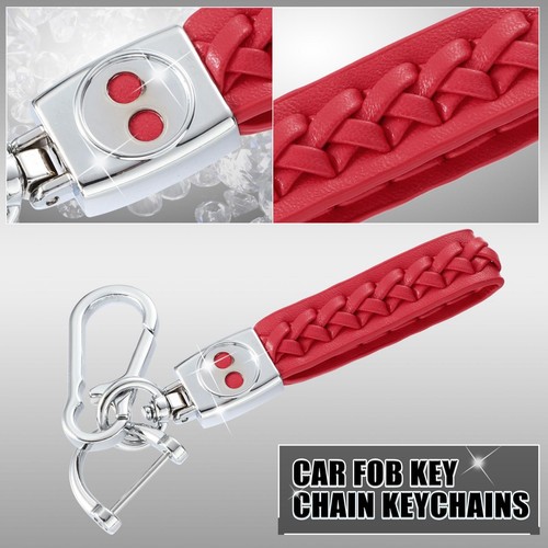 1pcs Car Keychain Braided Shape Cars Keychain Car Home Key Silver Tone ...