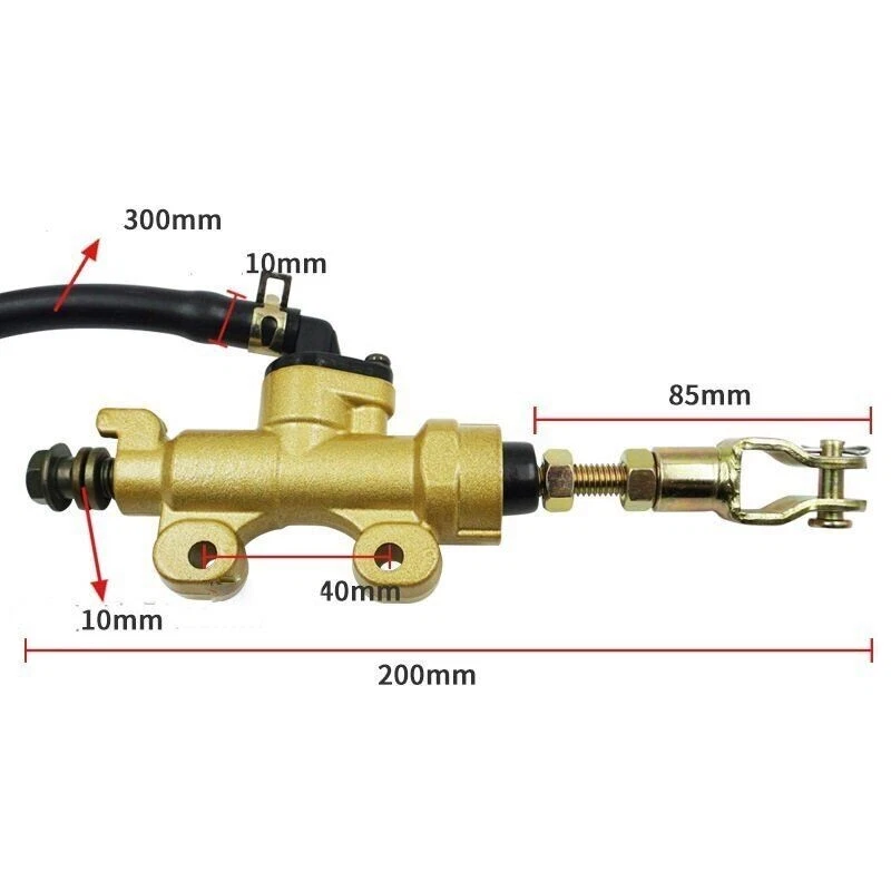Bomba de cilindro maestro de freno trasero para Kawasaki Concours 14 (2008-2014) Foto 4 de 4