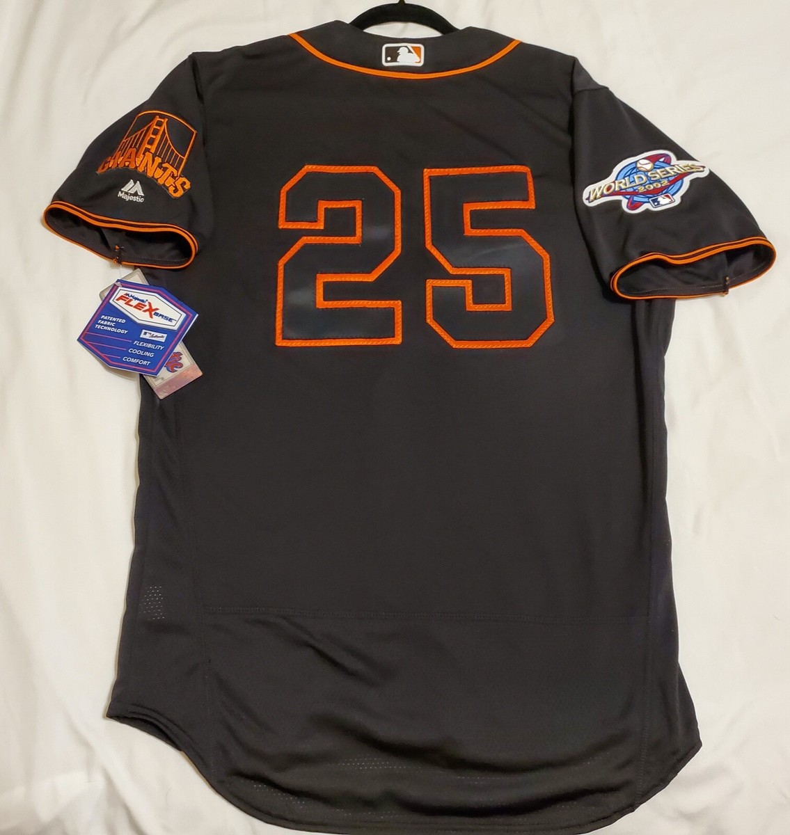 MAJESTIC AUTHENTIC 40 MEDIUM SAN FRANCISCO GIANTS BARRY BONDS FLEX BASE  Jersey