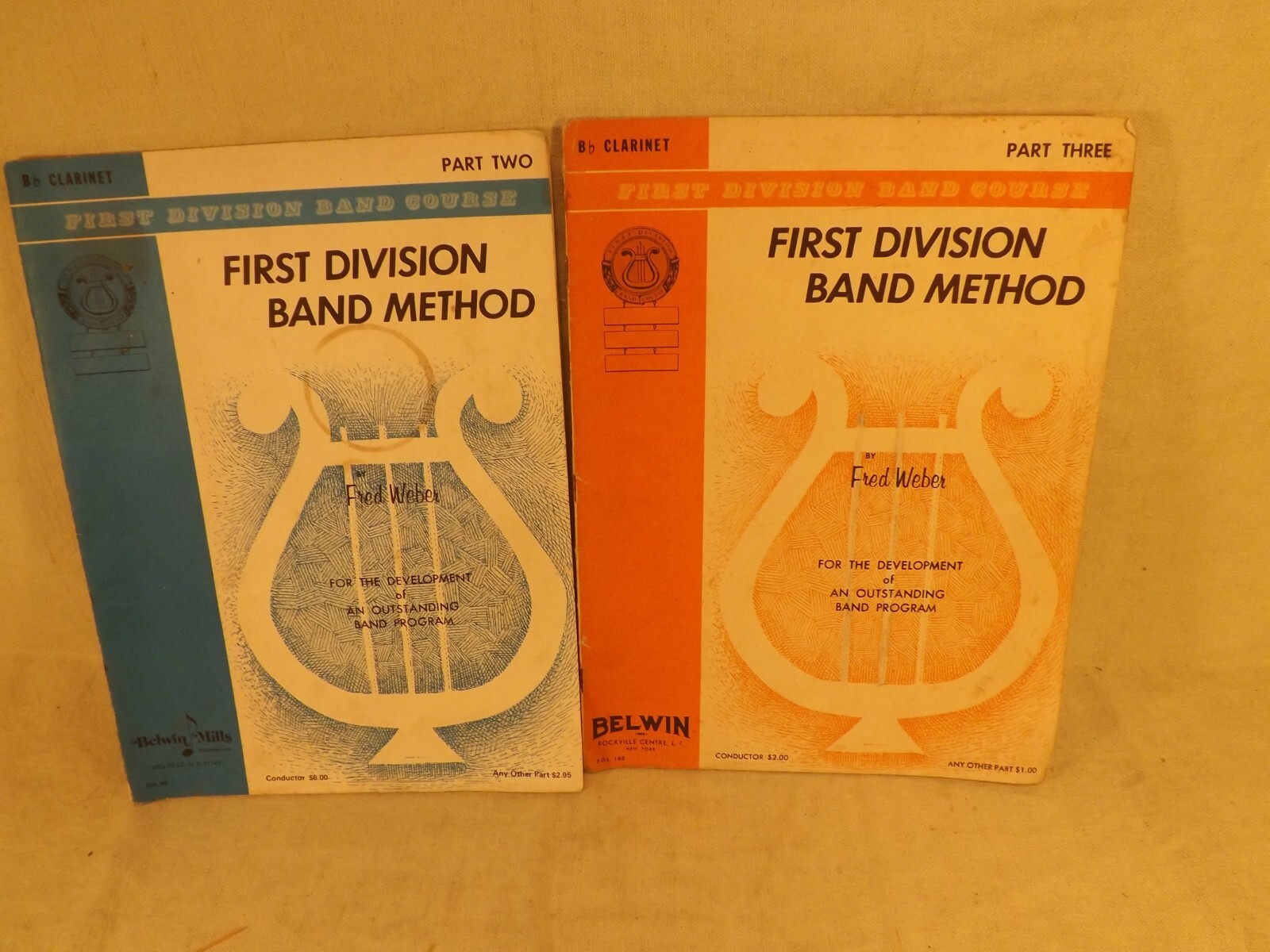 BELWIN MILLS First Division Band Method, Part 2 & 3 B FLAT CLARINET | eBay
