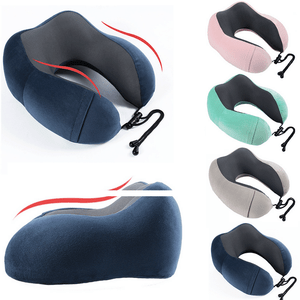 Travel-Office-Headrest-U-Shape-Memory-Foam-Neck-Support-Cushion-Neck-Pillow-U