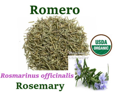 Romero Organico 4oz 6 BOLSAS Rosemary organic Rosmarinus officinalis herb 6 BAGS