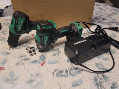 New open box Metabo Drill, Impact driver and charger, never used