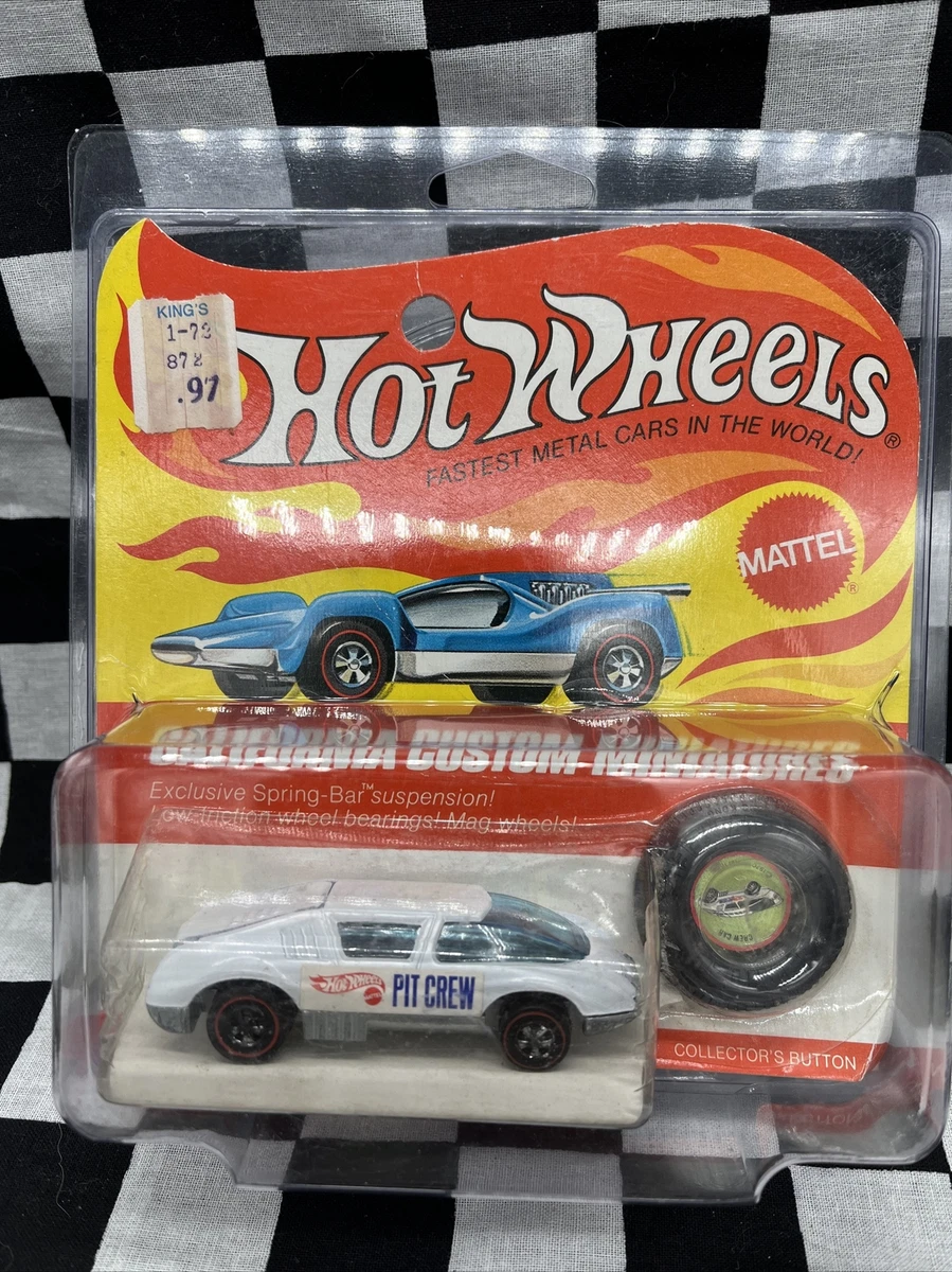 1971 Hot Wheels Redline White Enamel Pit Crew Car SEALED 
