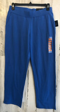RAFAELLA COMFORT Pull on Stretch Trouser Pants Size M NWT 58 Blue Pockets