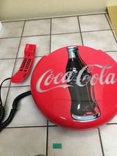 Dia 12" Coca-Cola vintage 1996. Support mural / table téléphonique