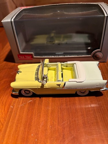 SUN STAR #10097--1955 Chevrolet Bel Air Convert 1/43 Scale, New in Original Box - Picture 3 of 6