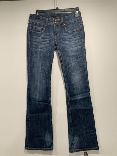 Vigoss Studio New York Boot Cut Blue Denim Damen Jeans Größe 0