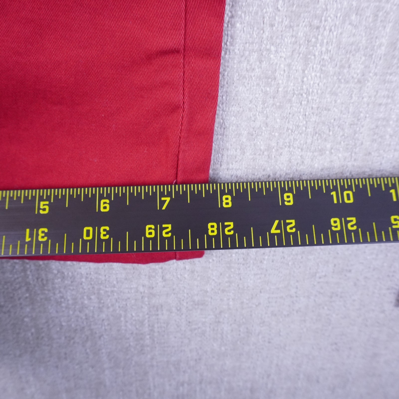 NWT Dickies Pants 29R Relaxed Fit Red Carpenter W/ Belt image 9