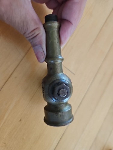 Antique Fairy Brass Garden Hose Nozzle ? What Is It - Picture 4 of 9