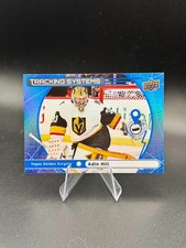 2025-26 UD Series 1 Adin Hill Tracking Systems Speckle Vegas Golden Knights