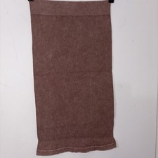 Pretty Little Thing Rib Mini Skirt Brown sz Medium  NWT