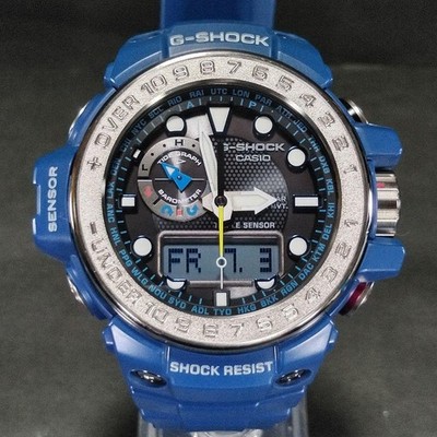 G-SHOCK GWN-1000-2A Master of G Sea Gulfmaster Solar Radio Watch Blue 44.9mm
