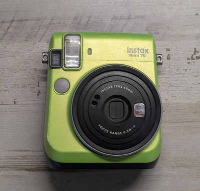 Fujifilm Instax mini 70 Instant Film Camera 60mm Lens Green