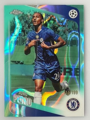 Joao Pedro - Chelsea FC - Green Refractor /199 - Topps Chrome UEFA Champions